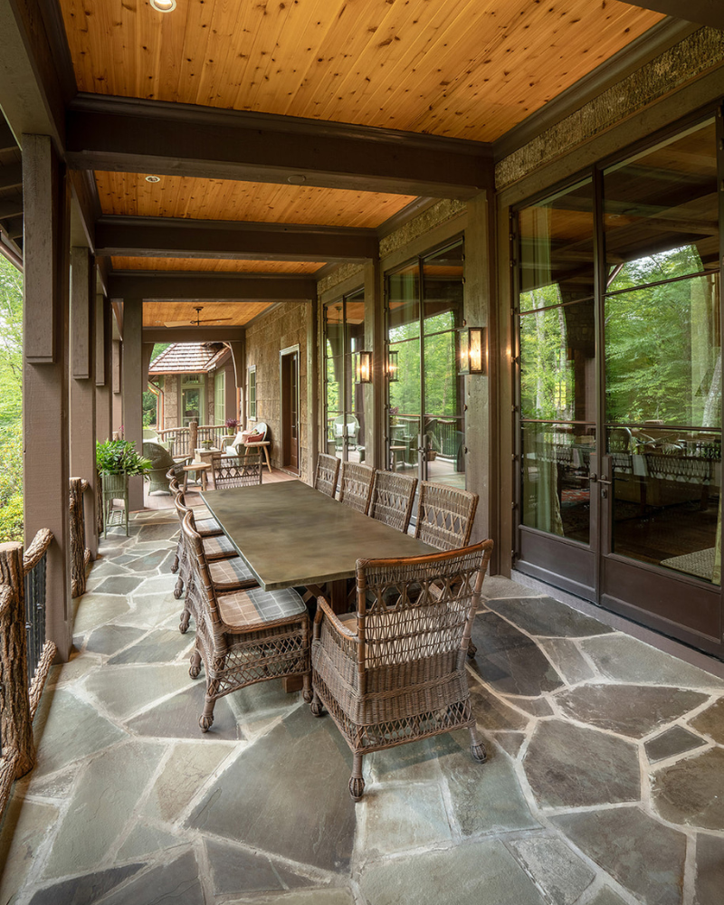 andrew roby north carolina mountain house covered porch
