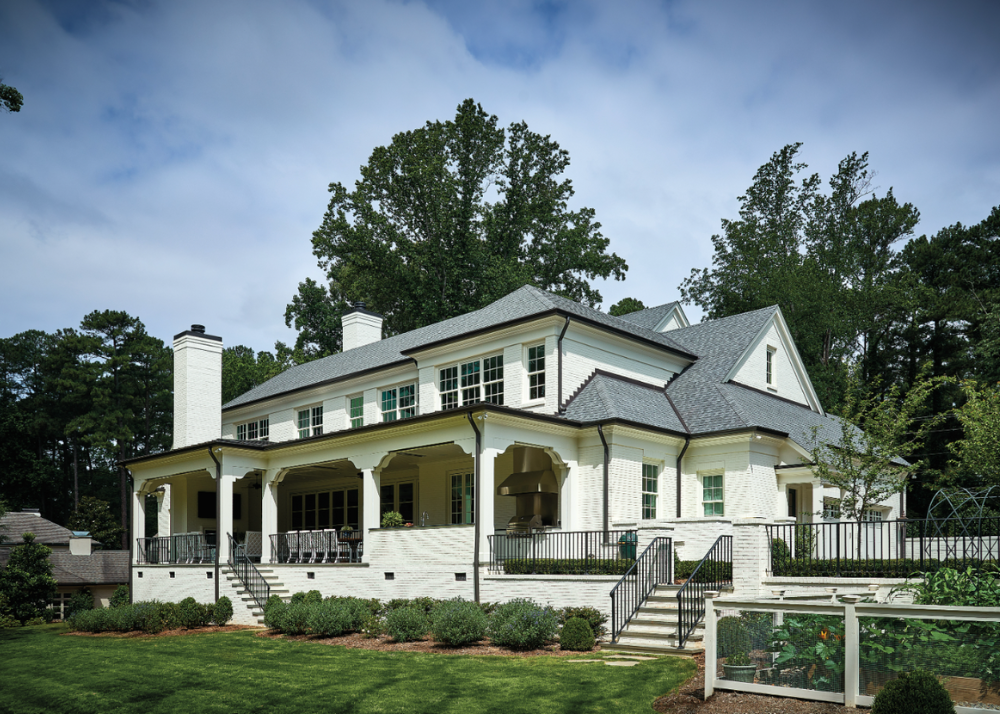 Southern Home Magazine summer cover story- a raleigh home designed by katherine connell design exterior