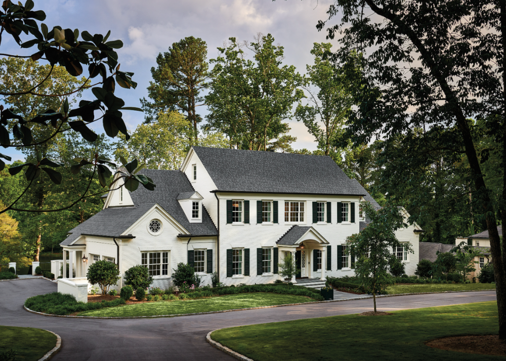 Southern Home Magazine summer cover story- a raleigh home designed by katherine connell design exterior