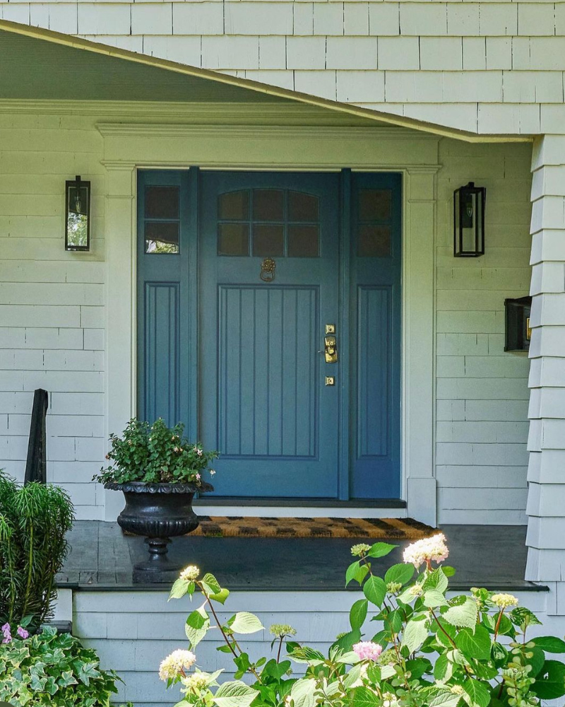 Farrow and Ball Vardo front door