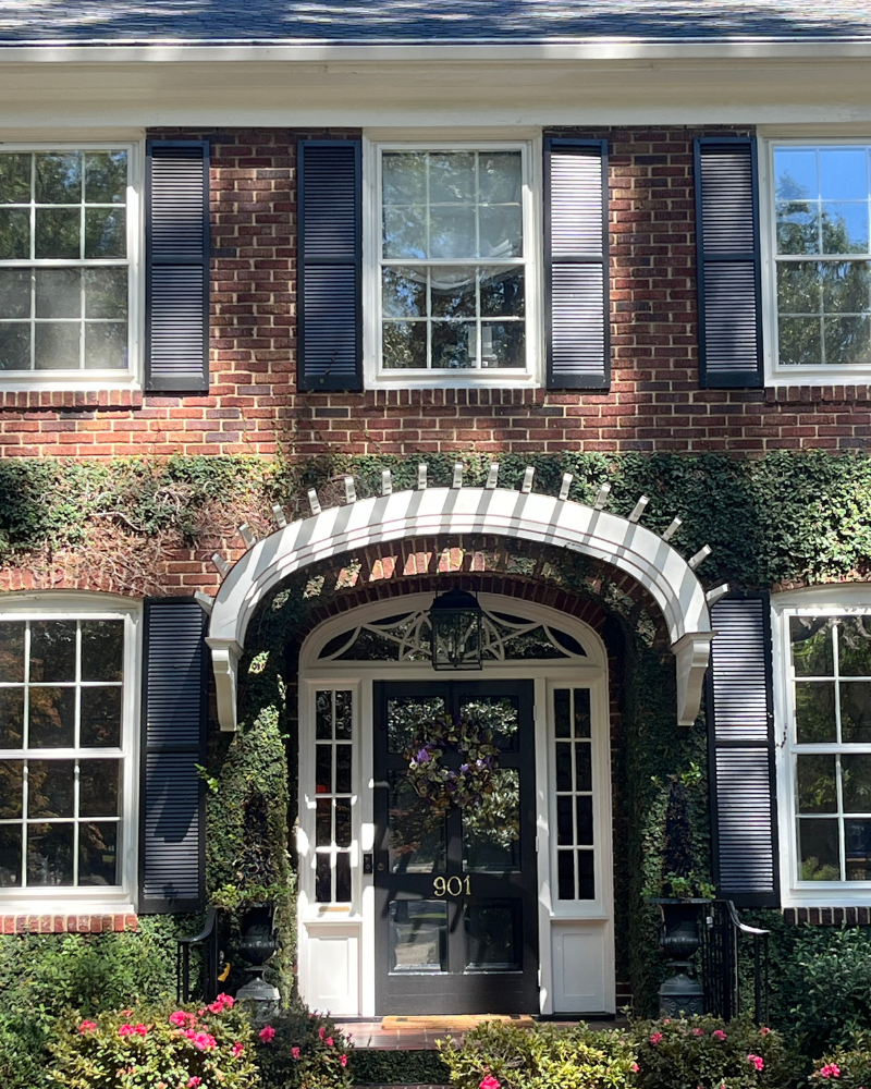 classic charlotte north carolina homes in fall in myers parks, eastover and dilworth