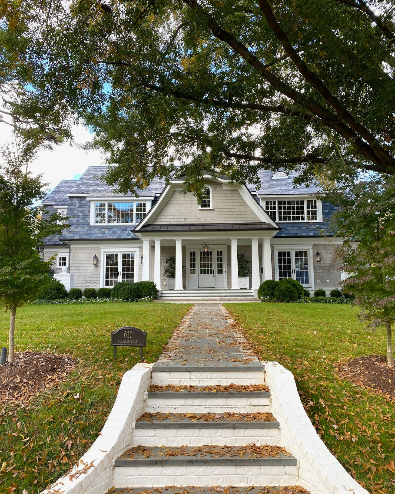 classic charlotte north carolina homes in fall in myers parks, eastover and dilworth