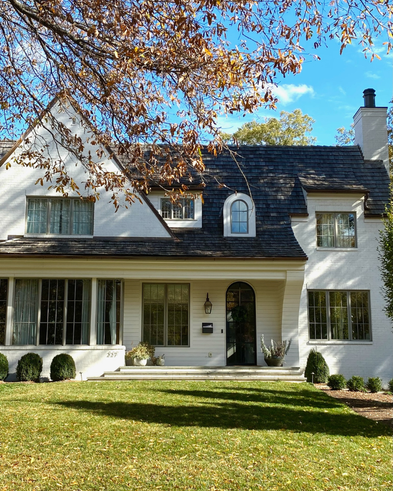 classic charlotte north carolina homes in fall in myers parks, eastover and dilworth